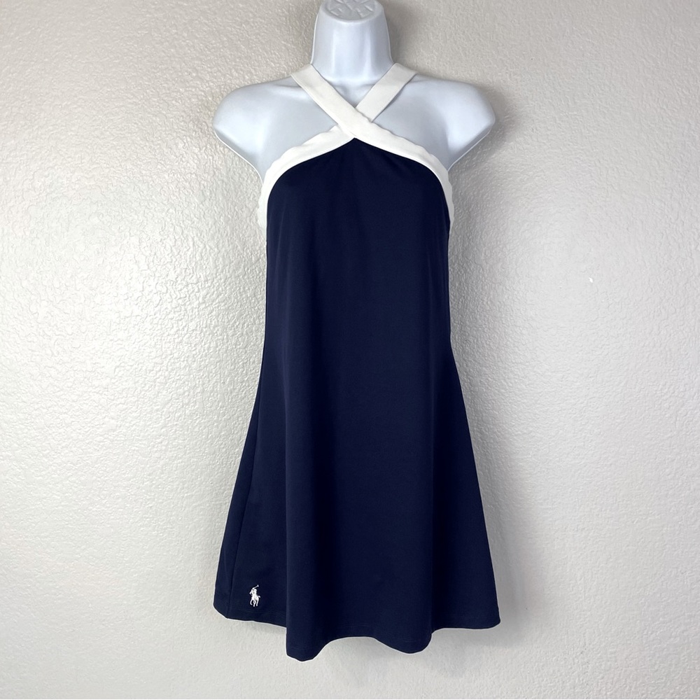 Ralph Lauren Tennis Navy Lacy Dress Size M